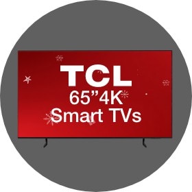 Big Savings 65 Inch TCL 4K Smart TVs